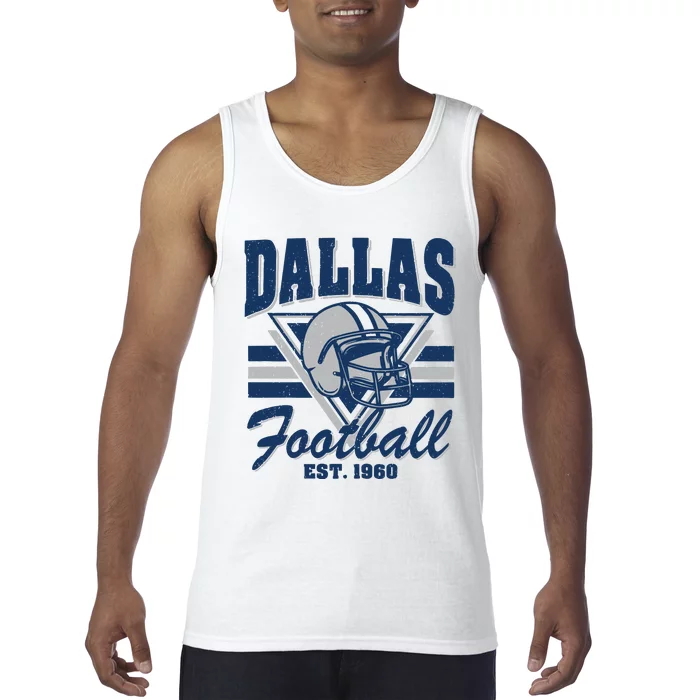 Retro Dallas Football Tank Top