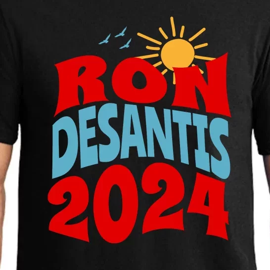 Ron Desantis For President 2024 Conservative Republican Pajama Set