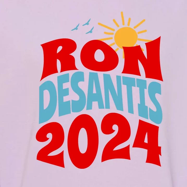 Ron Desantis For President 2024 Conservative Republican Garment-Dyed Sweatshirt