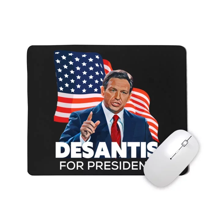 Ron DeSantis For President 2024 Election Proud Republican Mousepad