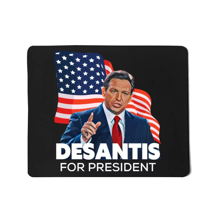 Ron DeSantis For President 2024 Election Proud Republican Mousepad