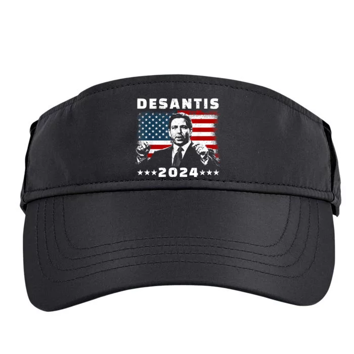 Ron DeSantis For President 2024 Election Proud Republican Adult Drive Performance Visor