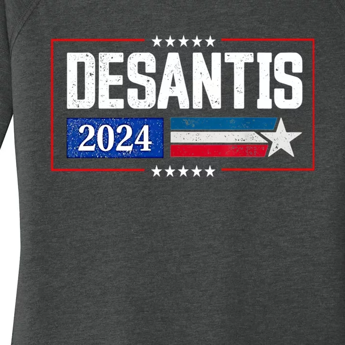 Ron DeSantis For President 2024 Election Proud Republican Women's Perfect Tri Tunic Long Sleeve Shirt