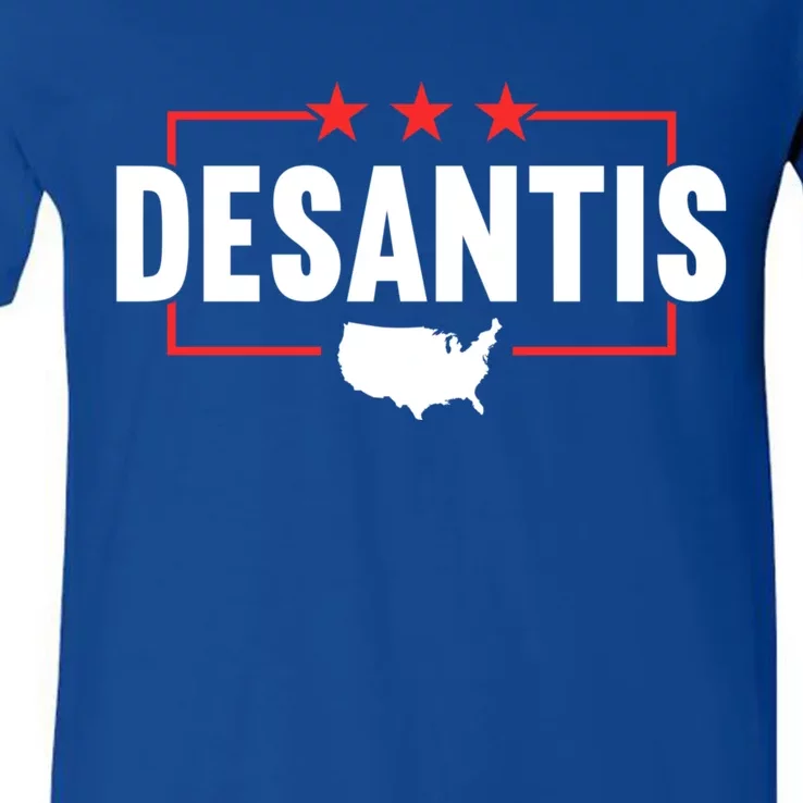 Ron DeSantis For President 2024 Election Proud Republican V-Neck T-Shirt