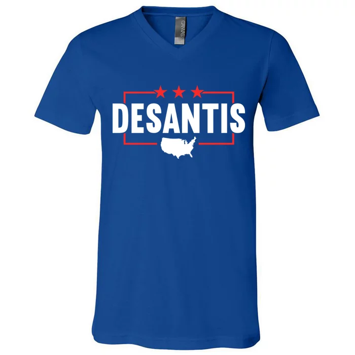 Ron DeSantis For President 2024 Election Proud Republican V-Neck T-Shirt