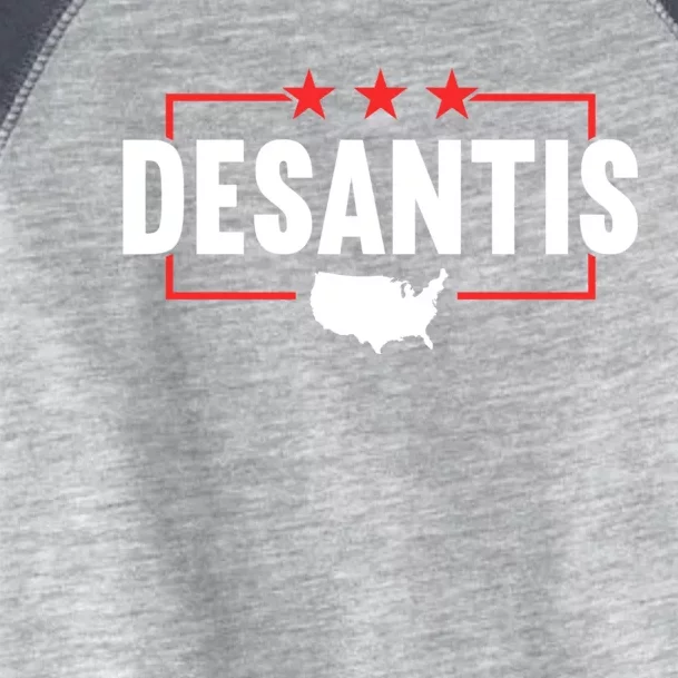 Ron DeSantis For President 2024 Election Proud Republican Toddler Fine Jersey T-Shirt