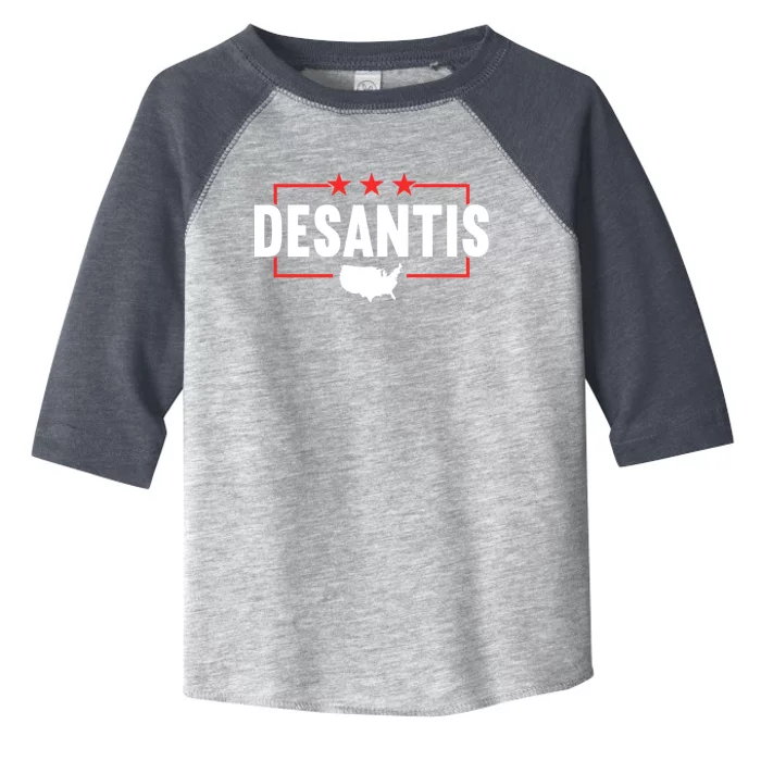 Ron DeSantis For President 2024 Election Proud Republican Toddler Fine Jersey T-Shirt