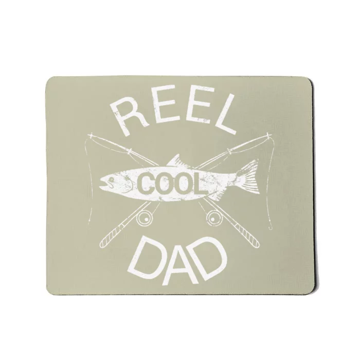 Reel Dad Fishing Daddy Dad Joke Cool Funny Mousepad