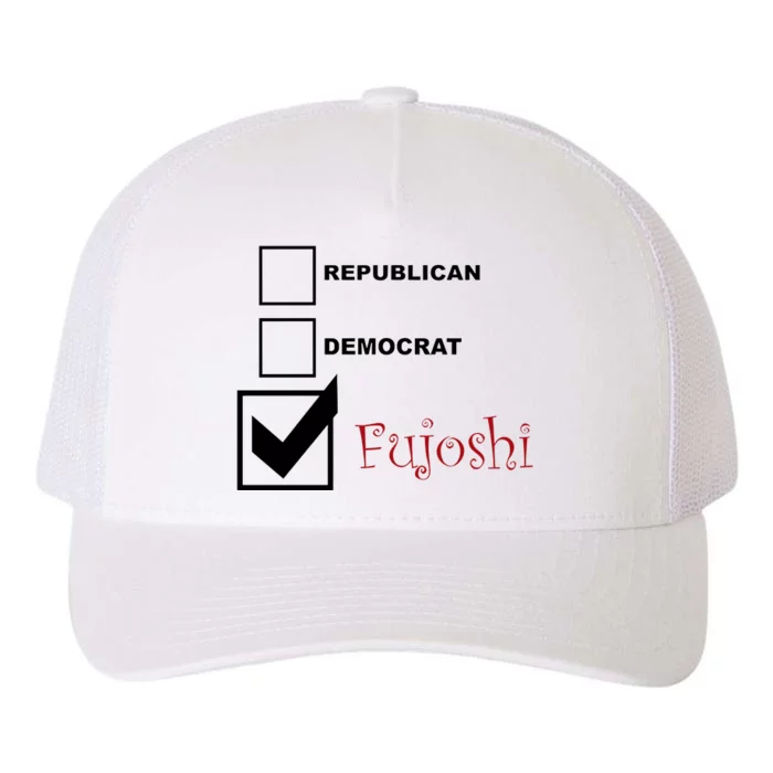 Republican Democrat Fujoshi Yupoong Adult 5-Panel Trucker Hat