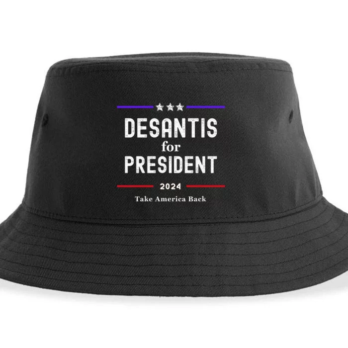 Ron Desantis For President 2024 Sustainable Bucket Hat