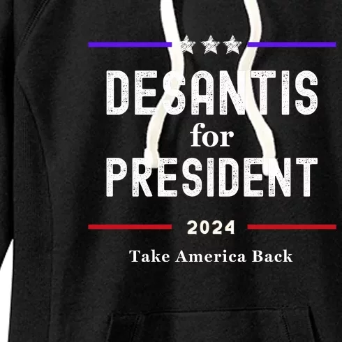 Ron Desantis For President 2024 Women's Fleece Hoodie