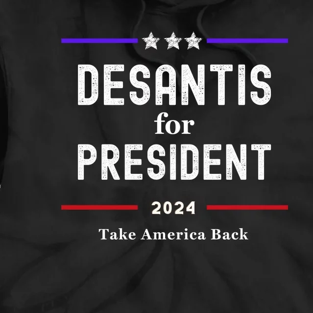 Ron Desantis For President 2024 Tie Dye Hoodie