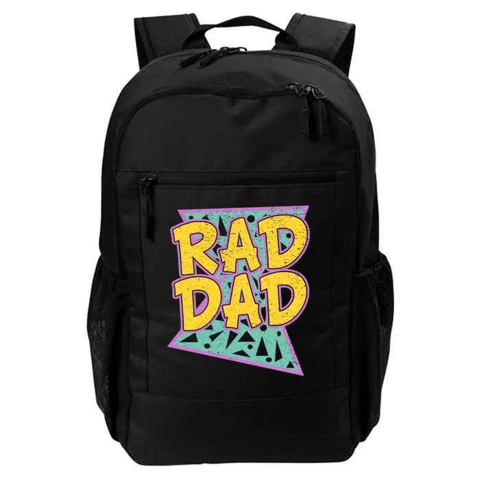 Rad Dad Fathers Day Gift For Daddy Daily Commute Backpack