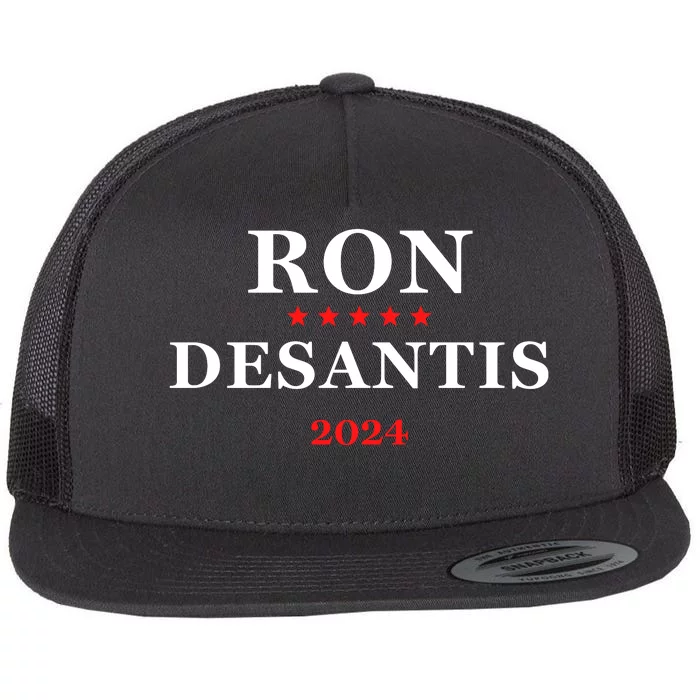 Ron Desantis For President 2024 Flat Bill Trucker Hat