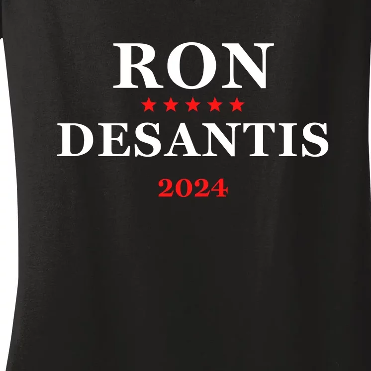 Ron Desantis For President 2024 Women's V-Neck T-Shirt