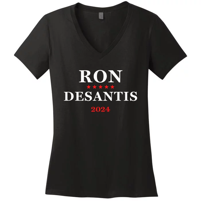 Ron Desantis For President 2024 Women's V-Neck T-Shirt