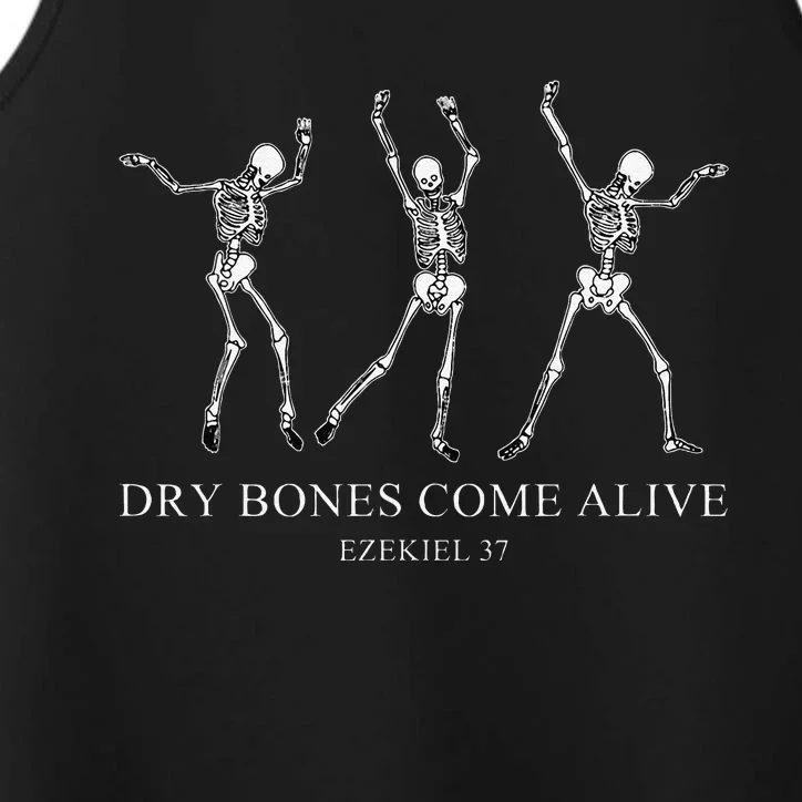 Retro Dry Funny Bones Come Alive Dancing Skeleton Halloween Gift Performance Tank