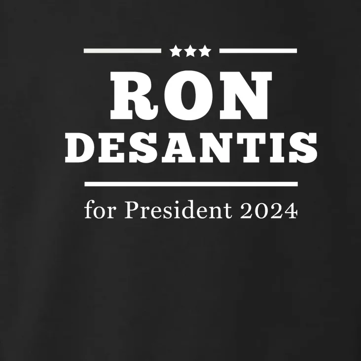 Ron Desantis For President 2024 Toddler Hoodie