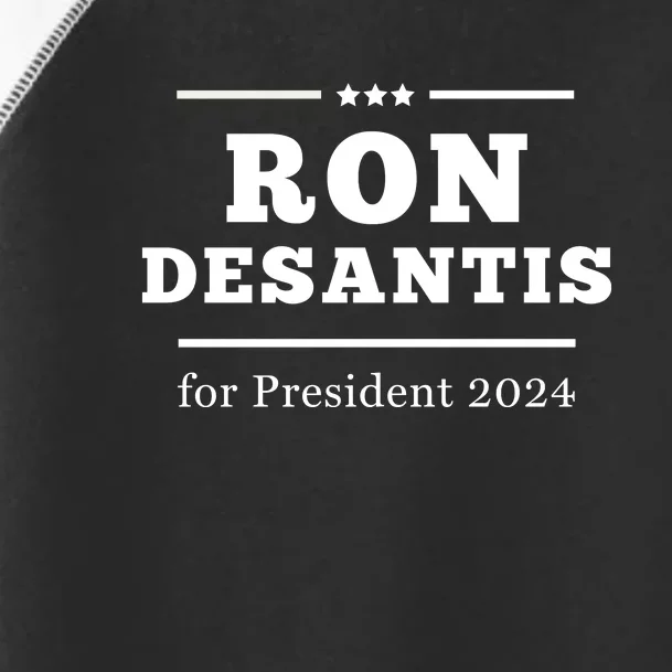 Ron Desantis For President 2024 Toddler Fine Jersey T-Shirt