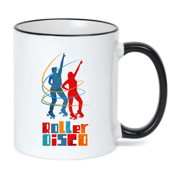 Roller Disco Gift Black Color Changing Mug