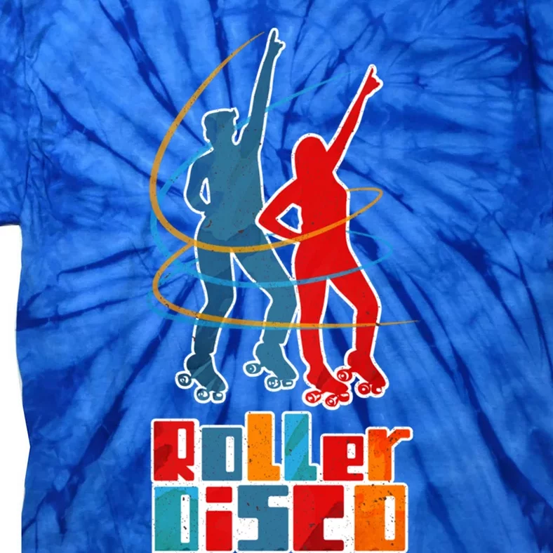 Roller Disco Gift Tie-Dye T-Shirt