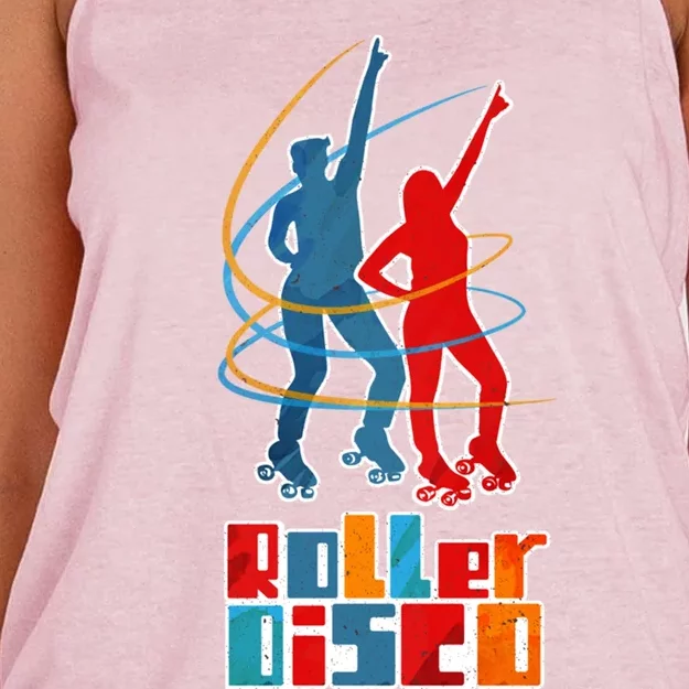 Roller Disco Gift Women's Knotted Racerback Tank