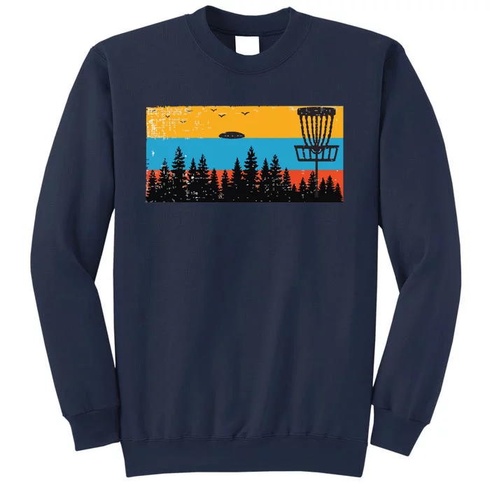 Retro Disc Golf Frolf Frisbee Vintage 70s 80s Style Sweatshirt