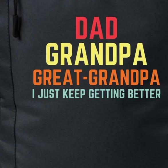 Retro Dad Grandpa Great Grandpa Daily Commute Backpack