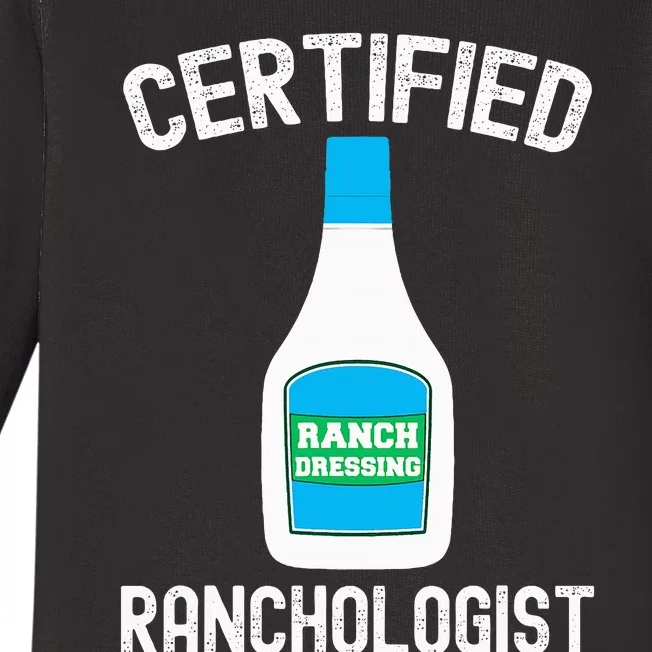 Ranch Dressing Gift Funny Ranch Dressing Sauce Humor Baby Long Sleeve Bodysuit