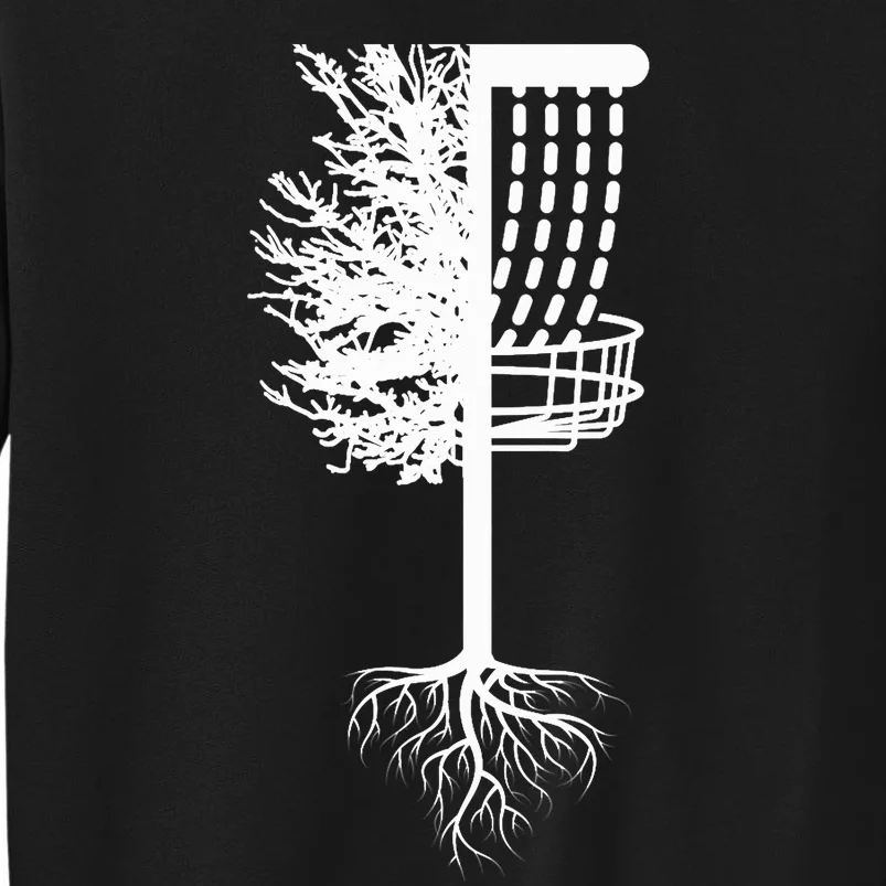 Retro Disc Golf Basket Tree Frisbee Golf Matching Tall Sweatshirt