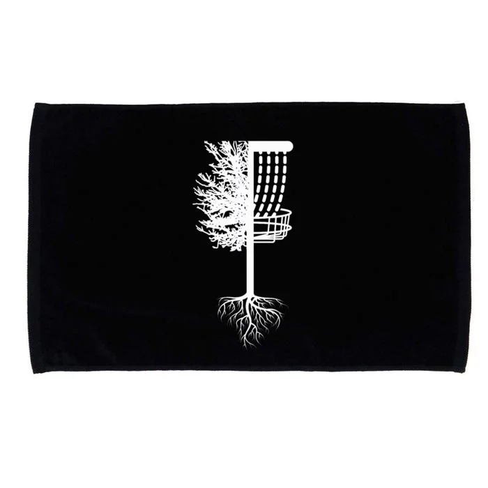 Retro Disc Golf Basket Tree Frisbee Golf Matching Microfiber Hand Towel