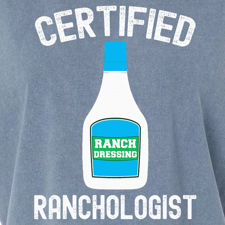 Ranch Dressing Gift Funny Ranch Dressing Sauce Humor Garment-Dyed Women's Muscle Tee