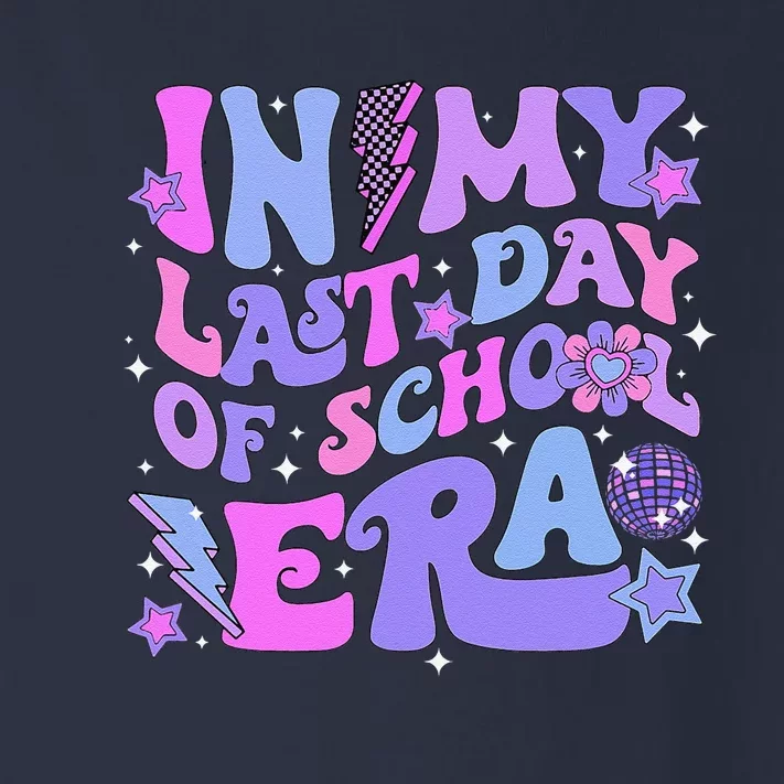 Retro Disco Groovy Hello Summer In My Last Day Of School Era Toddler Long Sleeve Shirt