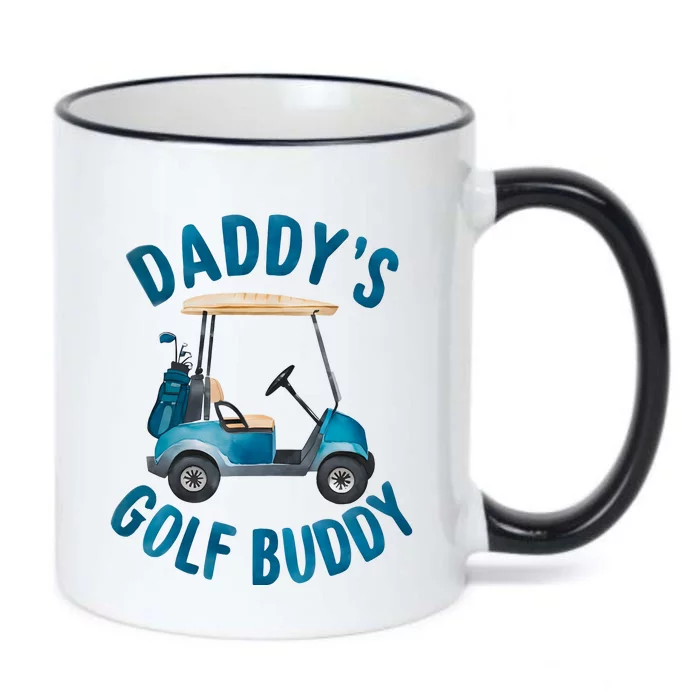 Retro Daddys Golf Buddy Black Color Changing Mug