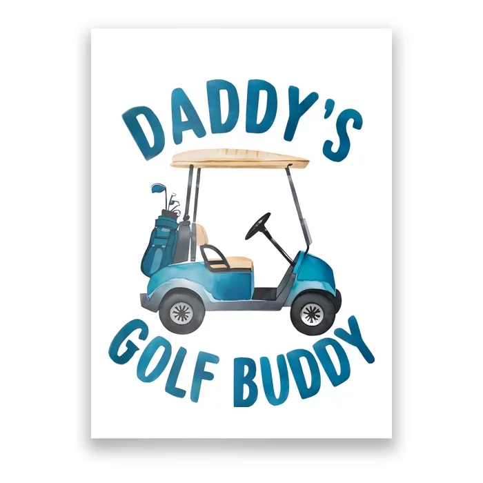 Retro Daddys Golf Buddy Poster