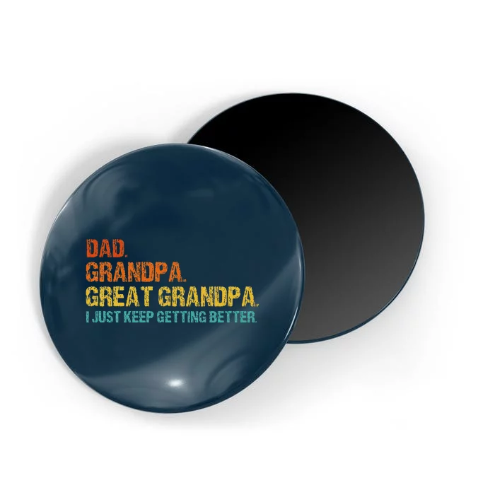 Retro Dad Grandpa Great Grandpa Fathers Day Funny Magnet