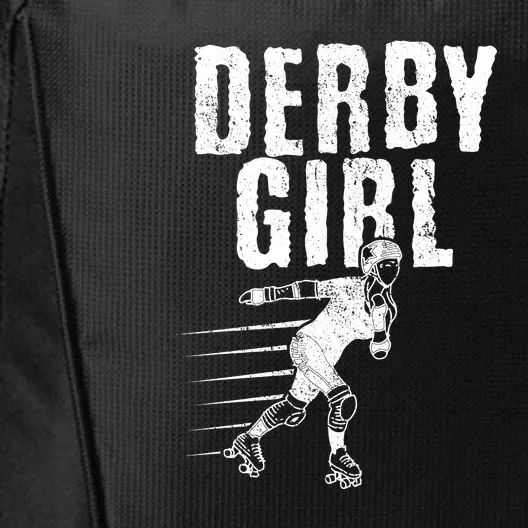 Roller Derby Girl Funny For Girl Who Dont Play Nice City Backpack