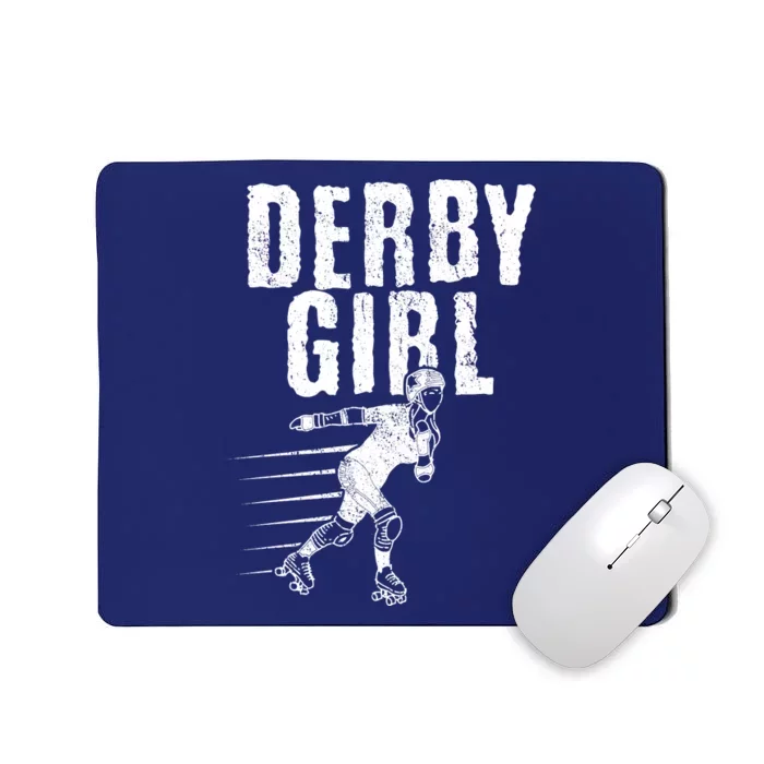 Roller Derby Girl Funny For Girl Who Dont Play Nice Mousepad