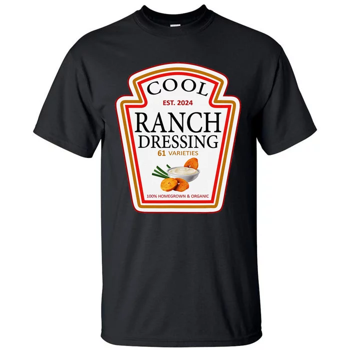 Ranch Dressing Group Condiment Family Matching Halloween Tall T-Shirt