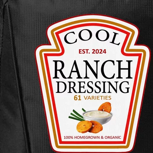 Ranch Dressing Group Condiment Family Matching Halloween City Backpack