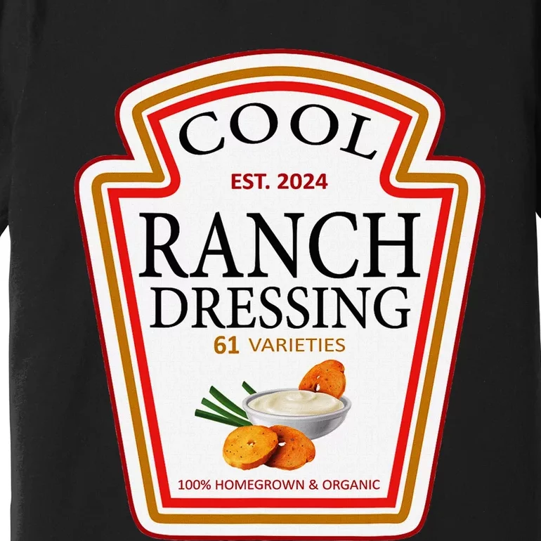 Ranch Dressing Group Condiment Family Matching Halloween Premium T-Shirt