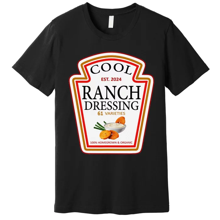 Ranch Dressing Group Condiment Family Matching Halloween Premium T-Shirt