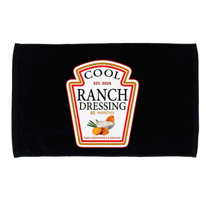 Ranch Dressing Group Condiment Family Matching Halloween Microfiber Hand Towel