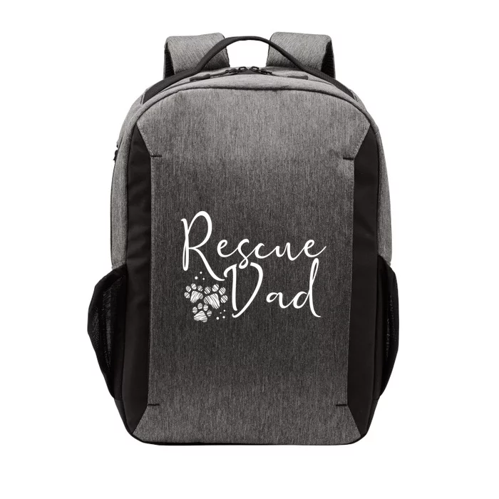 Rescue Dad Gift Dog Cat Animal Rescuing Fathers Day Gift Vector Backpack