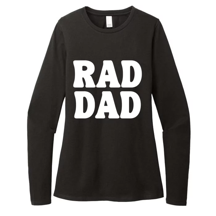 Rad Dad Gift Womens CVC Long Sleeve Shirt