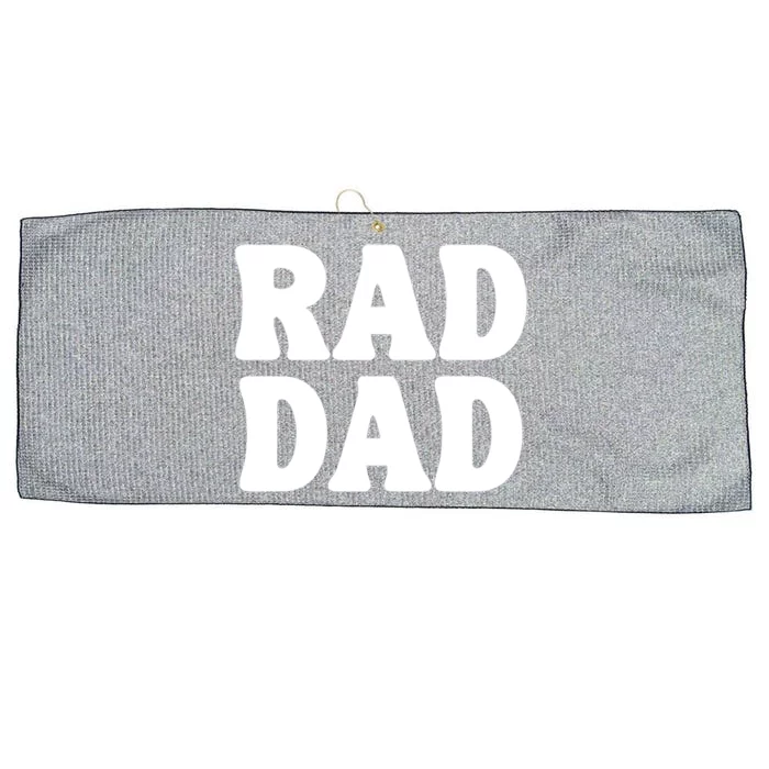 Rad Dad Gift Large Microfiber Waffle Golf Towel