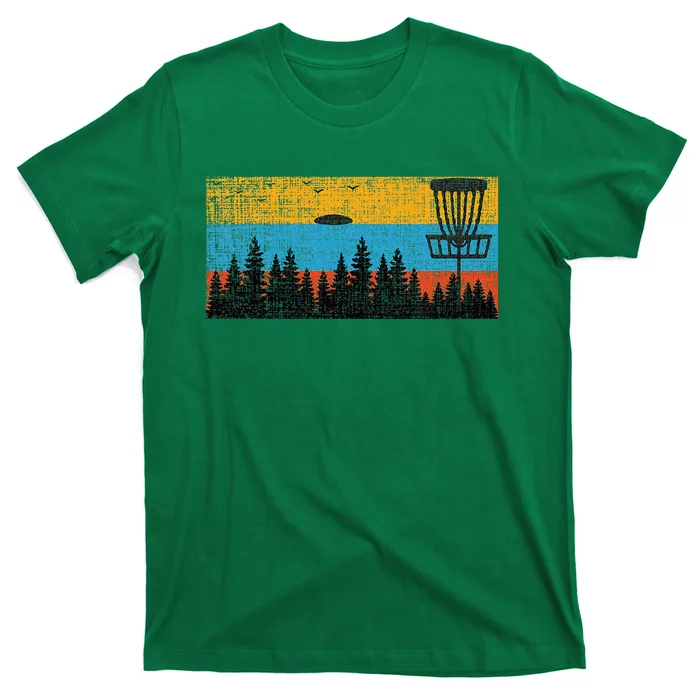 Retro Disc Golf Frolf Frisbee Vintage 70s 80s T-Shirt