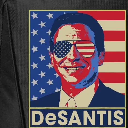 Ron DeSantis Hope Poster Vote For Republican President 2024 City Backpack