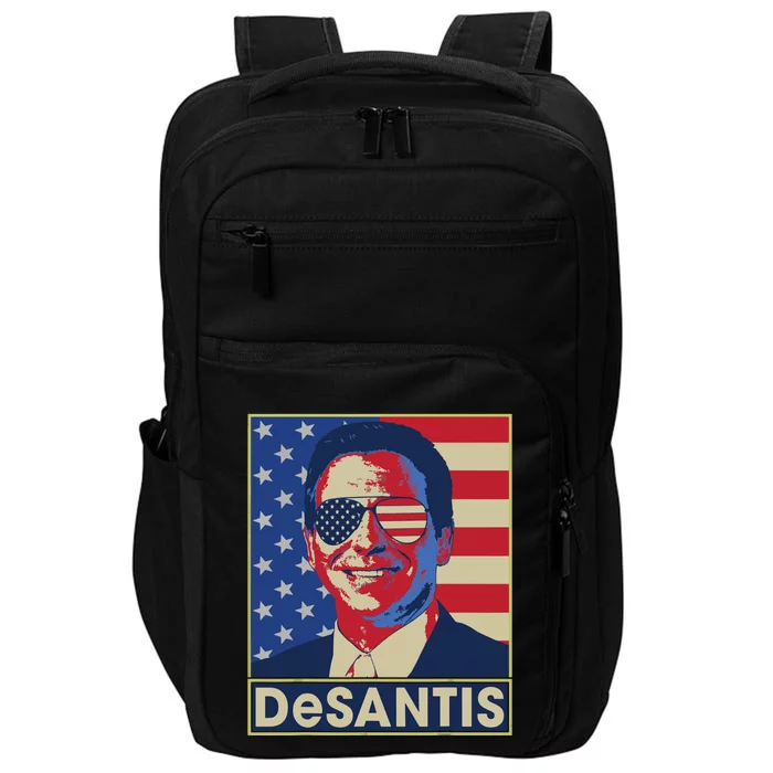 Ron DeSantis Hope Poster Vote For Republican President 2024 Impact Tech Backpack