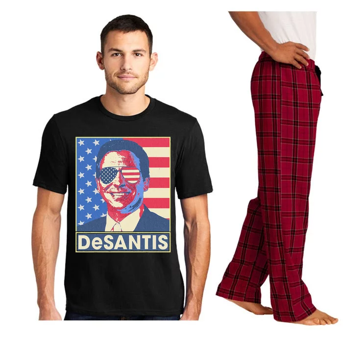 Ron Desantis Hope Poster Vote For Republican President 2024 Pajama Set